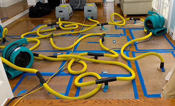 Professional Crawl Space Water Removal technician working in Tappan, NY
